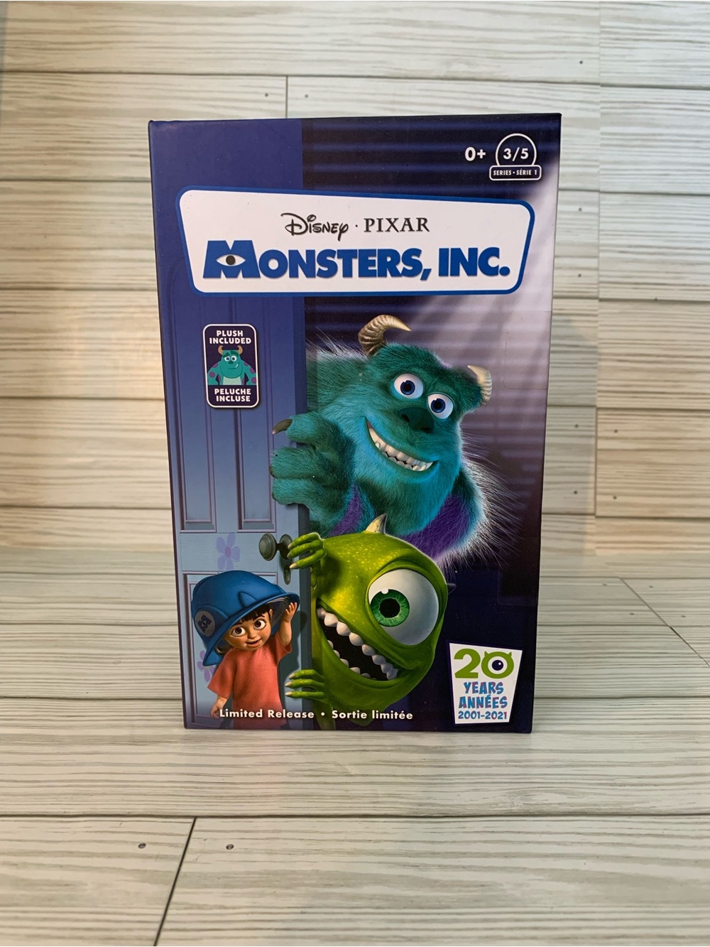 Disney Pixar Monsters, Inc. Sulley Plush Set - Teal & Green